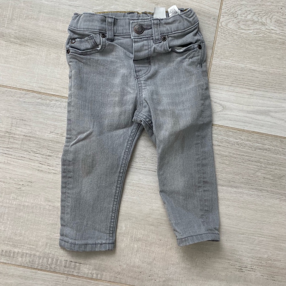 Baby boys 6-9 months Grey Jeans in EUC